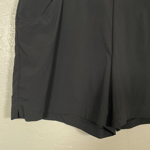 Columbia Women Plus Size 1X Black Anytime Casual Shorts Omni Shield Shade Pocket - Picture 2 of 7